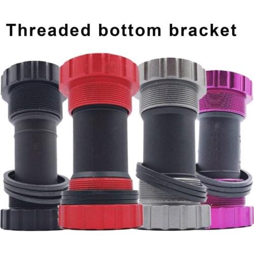 68-73mm Crankset Bottom Bracket BB Central Shaft Integrated Waterproof Press-in Threaded Bottom Bracket for Mountain Bicycle