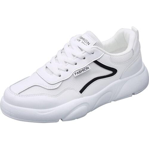 New Women Dad Shoes Breathable Casual Students Canvas White Shoes Sneakers Lightweight Fashion Running Shoes