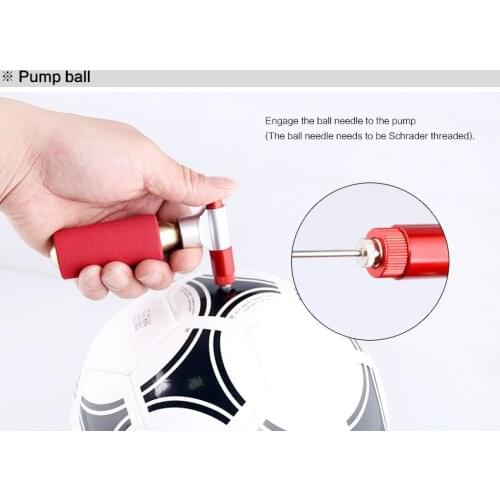 Portable Mountain Outdoor Bicycle Inflator Ultra Light Mini Bicycle Air Pump Accessories Double Head Bicycle Tire Pump