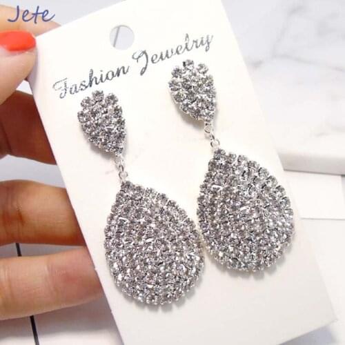 Earrings Europe and The United States Fashion Exquisite Jewelry Popular Hot Sales of Water Drilling Claw Chain Drop Earrings