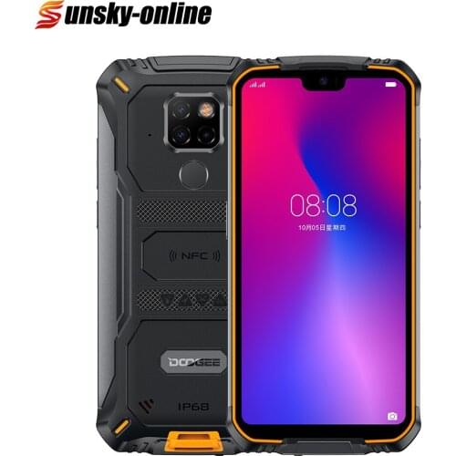 DOOGEE S68 Pro IP68 Waterproof Rugged Phone 6GB+128GB FHD+ Smartphone 21MP AI Triple 6300mAh Camera Mobile Phone NFC