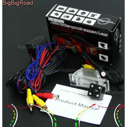 BigBigRoad Car Intelligent Track Rear View Camera For Nissan Qashqai J10 J11 Dualis X-trail Almera Genuine / sunny 2011-2016