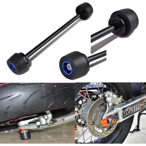Rear Axle Slider Wheel Fork Crash Protector For Husqvarna 701 Supermoto Enduro 2016 2017 2018 VITPILEN 701 2018 for KTM 1290 690