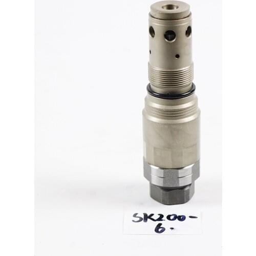 For excavator parts Kobelco SK200 210 230 350 450-6E/Super 8 rotating main gun main overflow valve