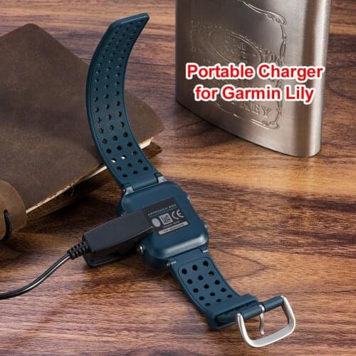 Smart Watch Charger Data Cable for Garmin Lily Approach S20 Charging Base Dock Portable Magnetic Wireless Charging Dock