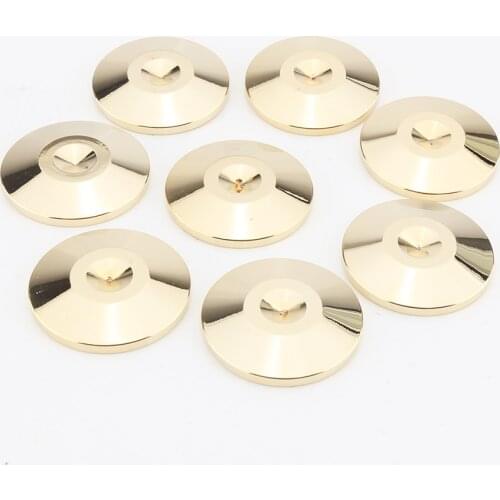 4x gold Spike Stand Base For CD Amp Speaker