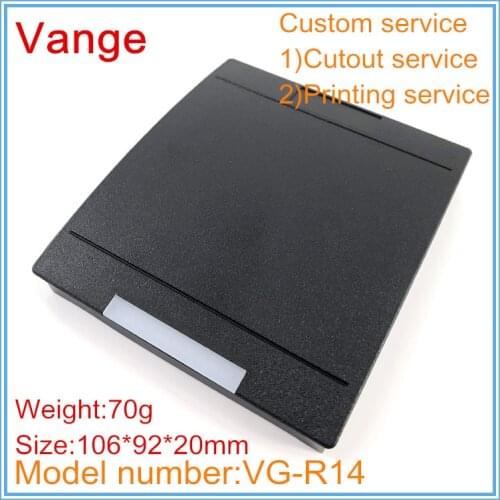 1pcs/lot RFID electrical project box 106*92*20mm ABS plastic instrument housing case for card entrance