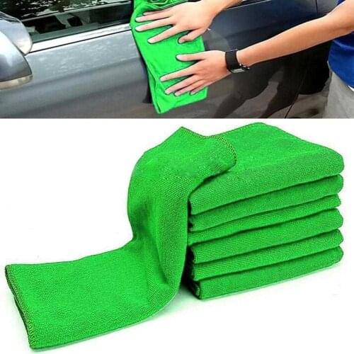 10 Pcs Car Wash Microfiber Towel Car Cleaning Drying Cloth Hemming Car Care Cloth Car Wash Towel Multifunctional Towel 30x30CM