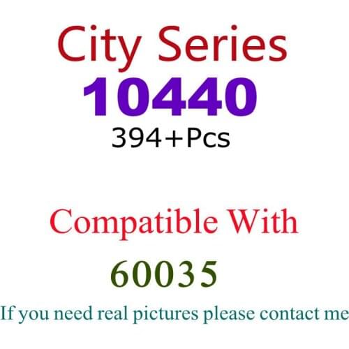 394Pcs 10440 Building Block Toy City Series 60035 Assembled Building Block Childrens Toy Gifts