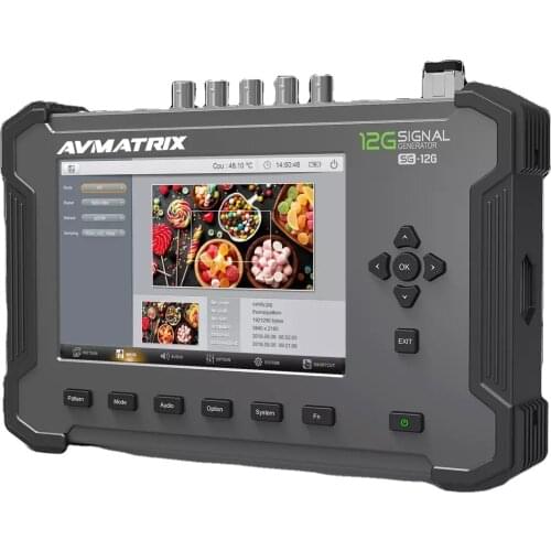 Avmatrix SG-12G 12G-SDI Signal Generator Built In Battery camera