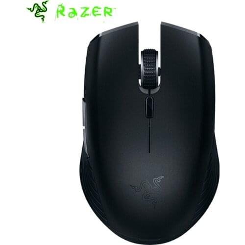 Razer Atheris Bluetooth Wireless Mouse Mini Portable Gaming Mouse Gamer Ambidextrous 7200DPI Optical Sensor 2.4GHz for Work Play