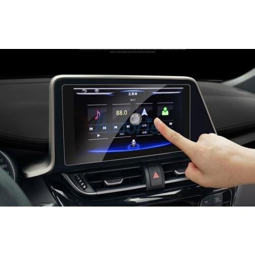 For Toyota C-HR CHR C HR 2016-2018 Car Navigation GPS Screen Protective Toughened film Anti Radiation Light Car Accessories