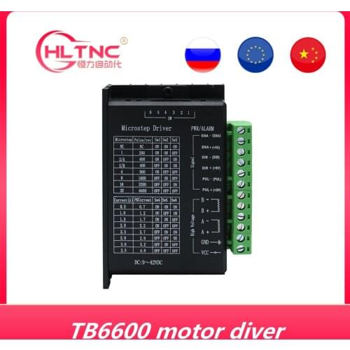 2020 promotion CNC Single Axis TB6600 2/4 Phase Hybrid Stepper Motor dc motor Driver Controller