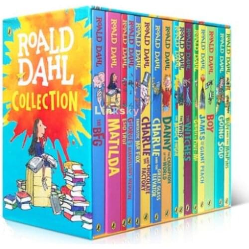 The Roald Dahl Collection,Roald Dahl Classic Collection Witches BFG Matilda George Marve - 16 Book Box Set,Classic Kids Stories
