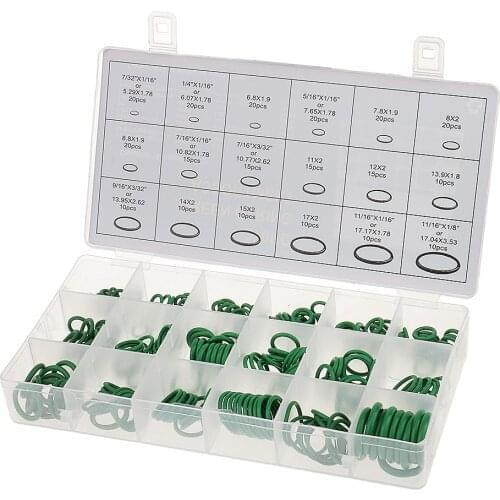 270x Assortment Kit Car HNBR AC System Air Conditioning O Ring Seal Set Tool
