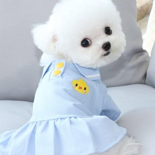 Summer Thin Breathable Pet Skirt Teddy Bichon Fashion Clothes Cat Puppy Soft Two-legged Clothes Pet Products XS-XL