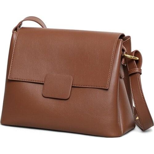 Fashionable casual lady shoulder bag simple commuter joker workplace light luxury atmosphere crossbody bag