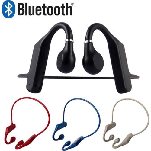 Bone Conduction Headphones Wireless Sports Earphone Bluetooth-Compatible Headset Hands-free Open Ear Hook With Mic For Running