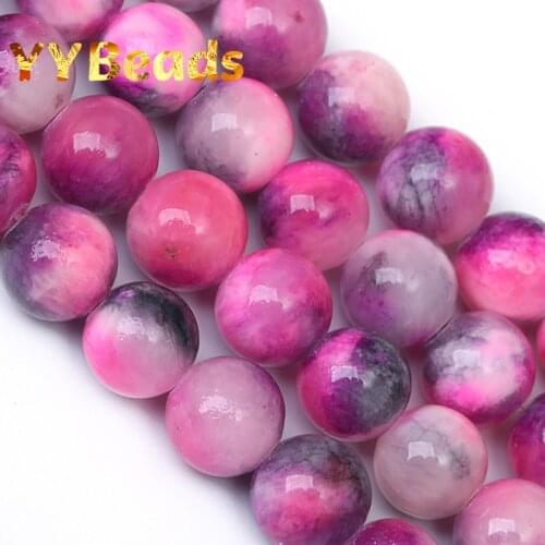 Top Quality Natural Purple Red Persian Jades Stone Beads Loose Charm Beads For Jewelry Making DIY Bracelets Accessories 6-12mm