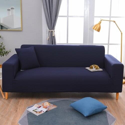 Solid Color All-inclusive Sofa Cover Elastic Couch Cover Armchair Loveseat Slipcover Pets L Shape Sofa Cover funda sofa 1PC