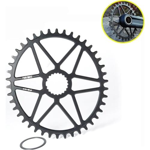 PASS QUEST 12s Bicycle Chainring Oval 0mm Offset Narrow Wide Tooth Plate Mountain Bike Chain Wheel for SHIMANO M7100 M8100 M9100