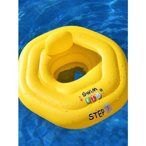 Swimming Float Hexagonal Inflatable Cute Swimming Ring for Kids Water Toys Inflatable Infant Kids Swimming Pool Rings