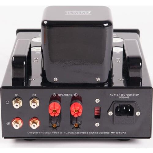 Latest upgrade version music Hall MP-301 MK3 Deluxe Edition 6L6 EL34 KT88 6J8P（6SJ7）Single-Ended Class A Tube Amplifier Amp