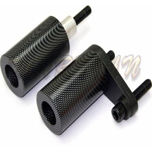 Motorcycle Racing No Cut Crash Pads Fairing Frame Protectors Slider Carbon Fiber Fit For 2003-2009 Yamaha YZF R6 R6S