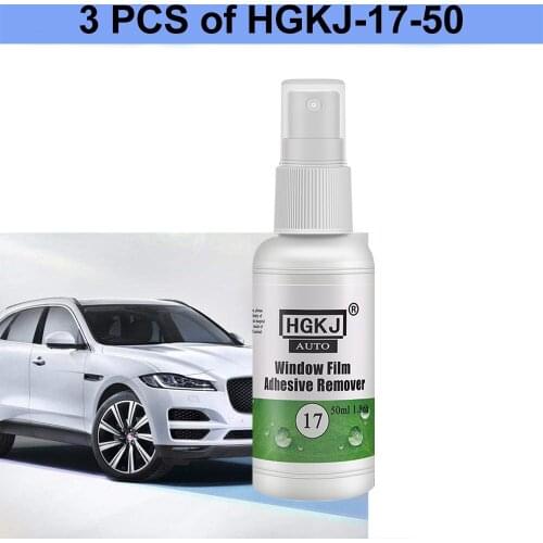 HGKJ-17-50×3 PCS Window Solar Film Glass Film Remover Window Film Adhesive Remover Window Cleaning Coating Film Remover Agent