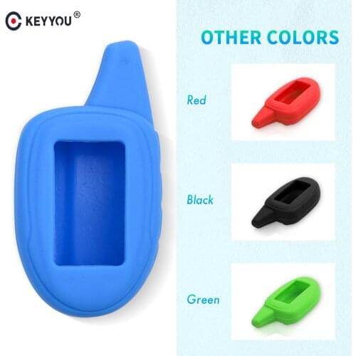 KEYYOU M7/M8/M9 Silicone Case for Scher-khan Magicar 7/8/9/10/11/12 101 LCD Two Way Car Alarm System LCD Key Cover