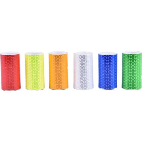 1mx5cm Car Bike Reflective Strip Stickers Road Warning Decoration Film Safe Motorcycle Baby Car Reflect Road Safety Tape