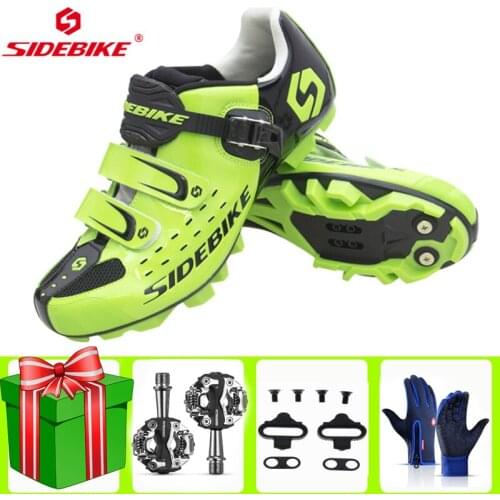 Sidebike 2021 Mtb Cycling Shoes Sapatilha Ciclismo Men Women Mountain Bike Sneakers SPD Pedal Breathable Riding Outdoor Shoes