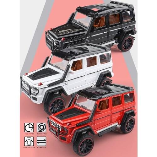 G500 AMG Off-Road SUV 1:22 Alloy Car Model Gifts For Boyfriend Simulation Exquisite Diecasts Toy Vehicles Toys For Children Kids