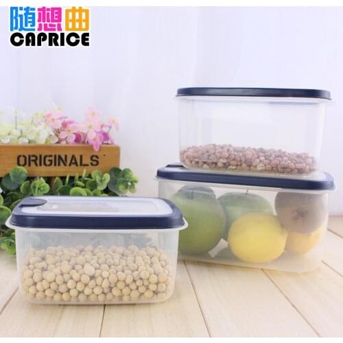 Green rectangle blue edge preservation box kitchen storage box food preservation box can be used in microwave oven refrigeration