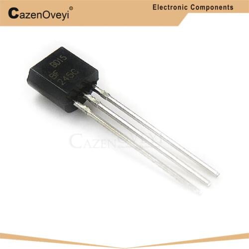 10pcs/lot BF245C F245C AMP RF NCH 30V 10MA TO-92 IC In Stock