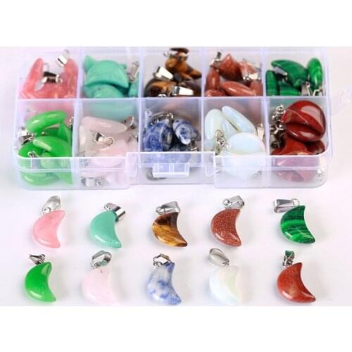 12x18mm 80PCS/lot Cross Shape Jaspers/Jades/Agates/Quartz/Jades Pendants For Necklace Jewelry Making Trinket Gift DIY Pendant