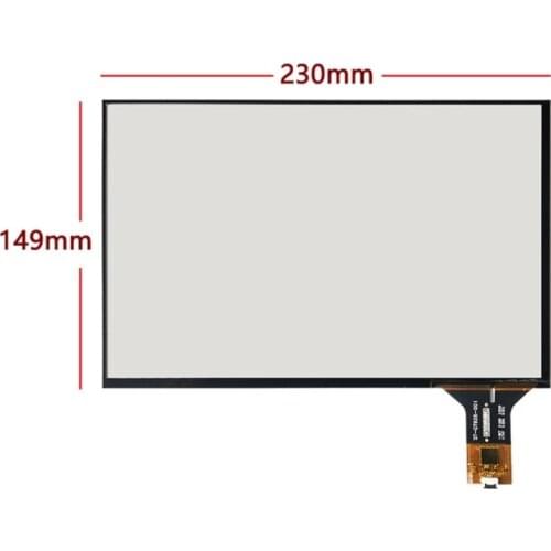 230*149 car navigation 10.1-inch capacitive touch screen /DVD touch screen /10.1 inch 6-wire capacitive touch screen