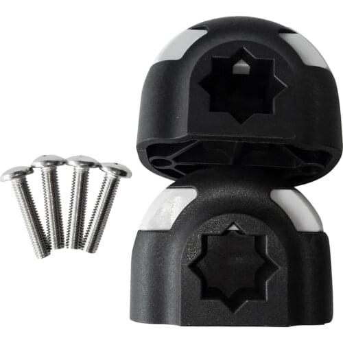 2x Semicircular Mount Base Tackle Tool For Kayak Boat Sea Fishing Rod