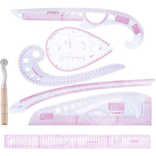 7pcs Curve Metric Ruler Multifunction Sewing Dress Making Tailor Tool Curve Ruler Tools Dropshipping New