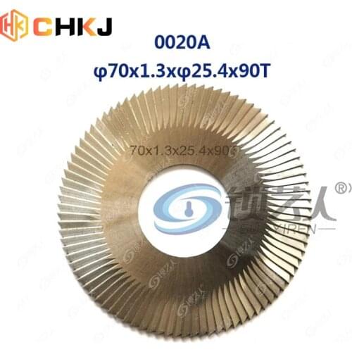 CHKJ Face Milling Cutter 0020A 70x1.3x 25.4x90T For Wenxing Key Cutting Machines 100C,100D,100E,100E1,100F,100F1 Locksmith Tools