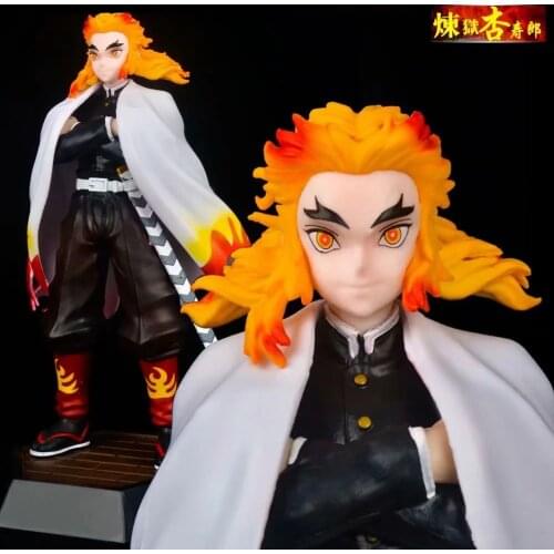Demon Slayer Standing Version Rengoku Kyoujurou Action Figure 1/8 scale painted figure Rengoku Kyoujurou PVC figure Toy Anime