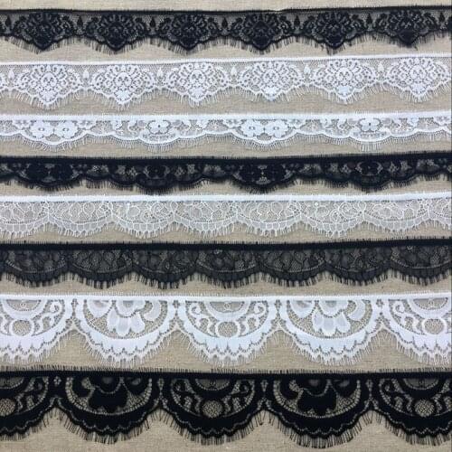 DIY collar sleeve stitching decorative materials pants skirt eyelash lace trim accessories