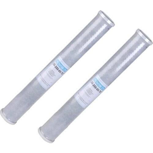 2 Pieces 20 inch Water Purifier Filter Granular Activated Carbon Filter CTO Compressed Carbon Reverse Osmosis