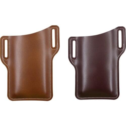 Leather Phone Case Cellphone Loop Holster Case Belt Waist Bag Purse Wallet