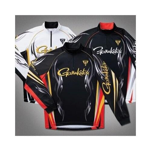 Summer 2022 Fishing Shirts Men Gamakatsu Anti-Uv Fishing Clothes Outdoor Sprots Sunscreen Breathable Ultrathin Hiking Shirt Data