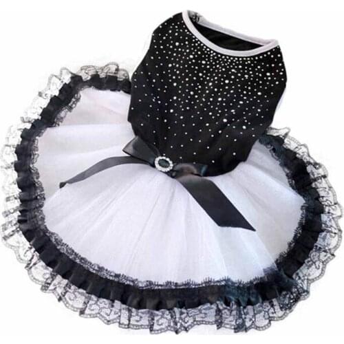 Pet Dog Fashion Lace Princess Apparel Clothes Beautiful Party Dress For Small Dogs DC778