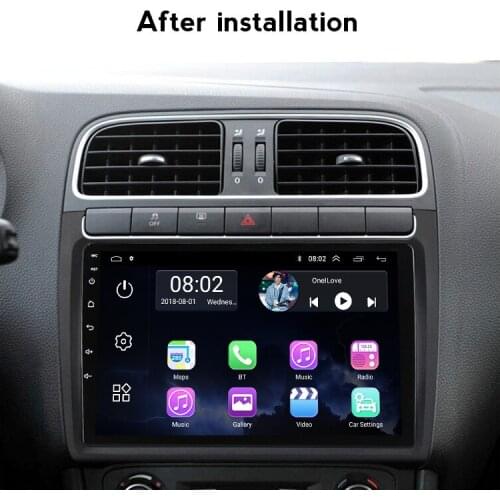 TomoStrong Navigation GPS Android For Volkswagen VW Polo Sedan 2008 - 2015 Car Radio Multimedia Video Player Wifi No 2din dvd