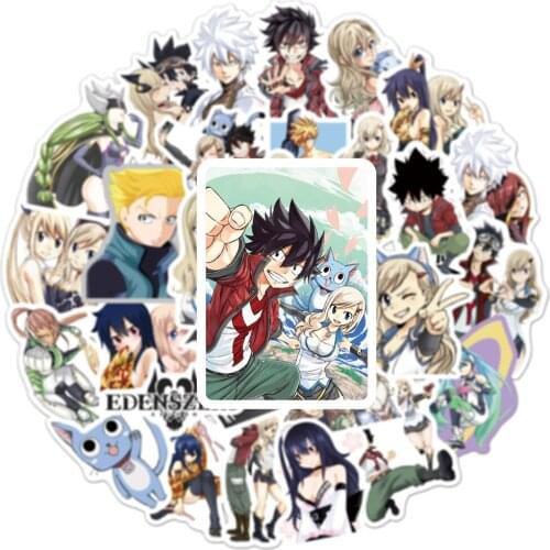 50/Pcs/Set EDENS ZERO Stickers Cartoon Graffiti Stickers for DIY Luggage Laptop Refrigerator Motorcycle Sticker