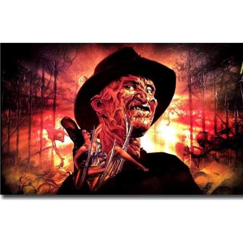 New Diamond Painting Cross Stitch Horror Movie Nightmare on Elm Street Freddy Krueger diamond embroidery Halloween decor