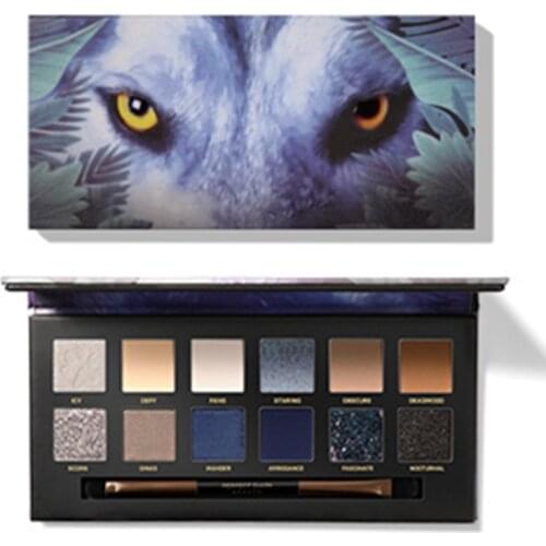 2019 New Explorer 12 Color Eye Shadow Palette Shadow Powder Diamond Flash Matte Smokey Eye Makeup Cosmetic Set Waterproof